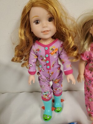 American Girl Dolls (2) WellieWishers Willa Camping Tree Stand