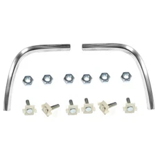 1967~68 Mustang Trunk Quarter Panel Extension Moldings Pair Coupe & Convertible