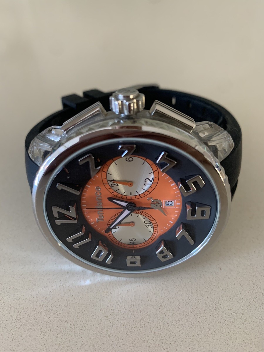 Tendence e3 Gulliver 02026001 Analog Watch for Men Orange  display picture 2