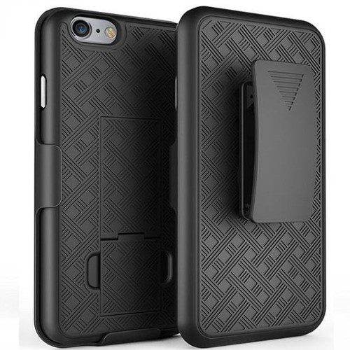 PARA IPHONE 7/8/SE FUNDA CINTURÓN CLIP FUNDA GIRATORIA SOPORTE ARMADURA COMBO - Imagen 3 de 6