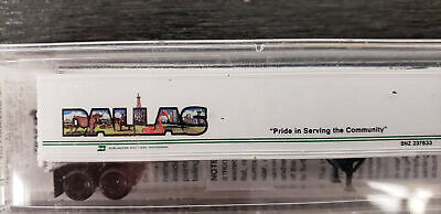 Micro Trains 67180 N Box Van Box Trailer Burlington Northern BNZ 237833 DALLAS Micro Trains 67180 N Box Van Box Trailer Burlington Northern BNZ 237833 DALLAS