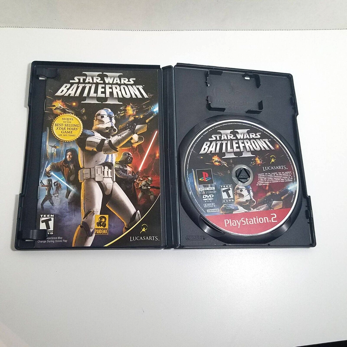Star Wars Battlefront II PS2, PlayStation 2, Greatest Hits, Complete with  Manual