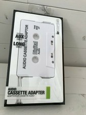 NEW iEssentials White Audio Cassette Adapter 3.5mm Aux Cable Tech