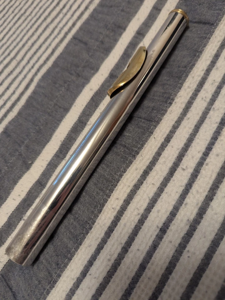 Flauta Armstrong 80 vintage - agujero abierto de plata de ley Foto 4 de 4