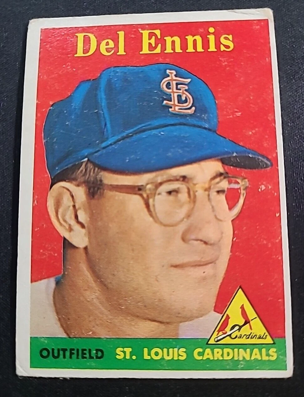 Del Ennis trading card