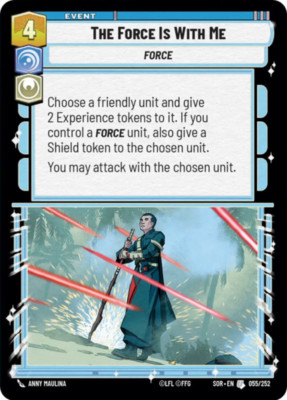 x3 The Force is With Me U Star Wars Spark of Rebellion M/NM