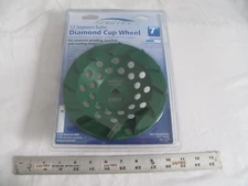 (1) NEW MK Diamond Sawtec 7" 12-Segment Turbo Diamond Cup Wheel Grind Concrete