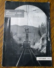 1953 The Milwaukee Road Railroad Employee Magazine RR Train Collectible Weidman