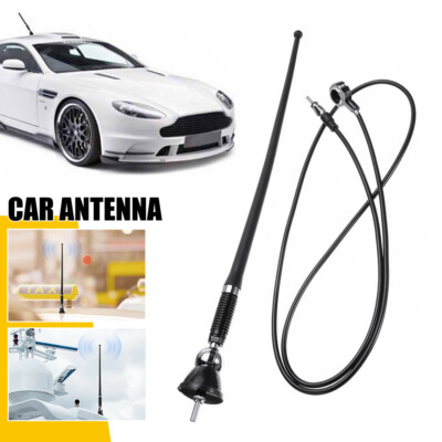 Car Auto Stereo & FM AM Radio Signal Amplified Antenna Universal Roof Fender 16''