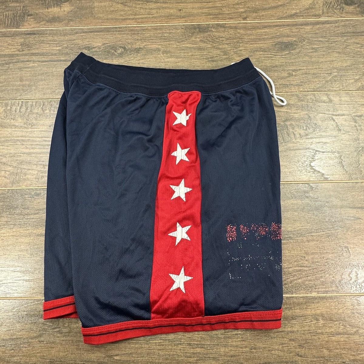 90s Champion バルセロナ五輪 USAドリームチーム バスパン トリコ Vintage Champion USA Dream Team Shorts Mens XL Blue Olympic