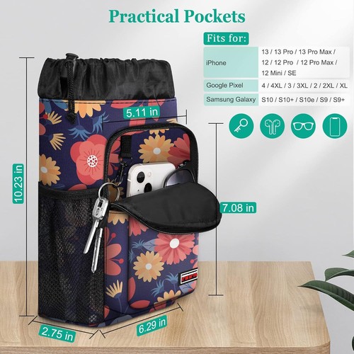 Crutch Accessories Bag Water-Resistant Storage Organizer Tote Bag Zipper Pouch - Picture 5 of 10