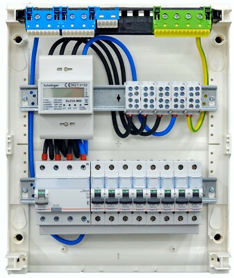 Komplett Verdrahteter Hager Unterverteiler Mit ABB Sicherungen