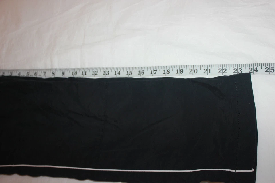 Pantalones/corredores Gymboree negros con rayas blancas para niños talla 8 (7-8 años) nuevos con etiquetas Foto 3 de 4