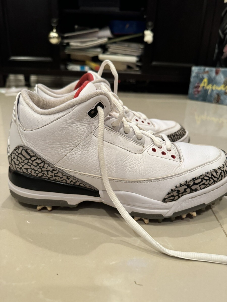 Jordan 3 White Cement Golf Size 10 | eBay