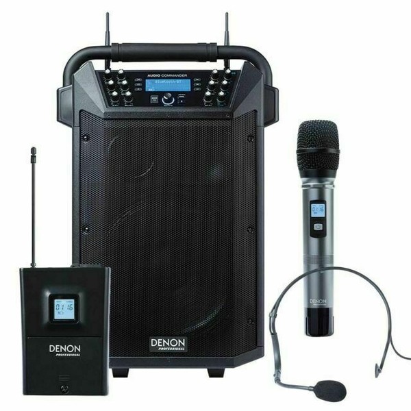 Denon Audio Commander Professional Mobile PA System with Two Wireless