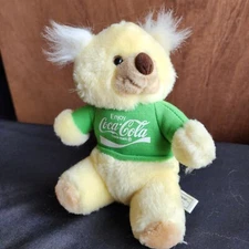 Vintage Whataburger Plush Whatabear Coca Cola stuffed Teddy Bear(Rare)