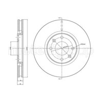 Metelli 2X Bremsscheibe Vorne Ø283 Mm FüR Peugeot 406 8B 2.0 16V 8E/F 8C 2.2