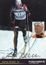 Andreas SCHL&Uuml;TTER - Deutschland, Silber Olympia 2006 Skilanglauf, Original!