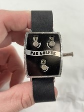 vintage PAR GOLFER wrist watch style score stroke counter clicker