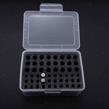 Battery Storage Case Portable Organizer Case Carrier Reusable Protection Holder