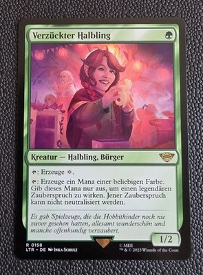 Magic The Gathering Der Herr Der Ringe Verzückter Halbling Rare NM