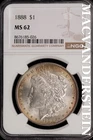 1888 Morgan Dollar-NGC MS 62 Brilliant Uncirculated #SLM519