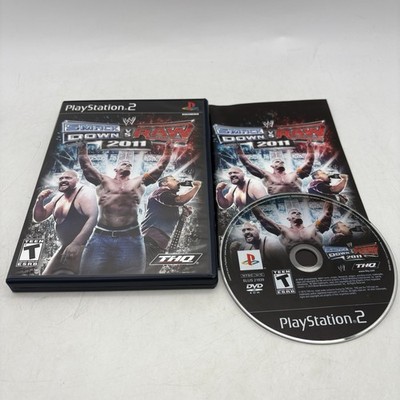 WWE SmackDown vs. Raw 2011 PS2 PlayStation 2 Complete w/ Manual CIB Tested