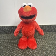 Vintage 1997 Sesame Street Walk Talk Elmo-Walking Talking Plush Toy Very Clean.