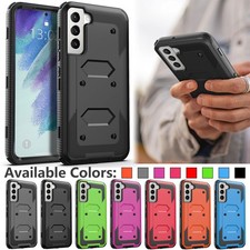 For Samsung Galaxy S21 FE 5G Case Shockproof Protection Dual Layer Phone Cover