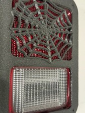 Wide Spider Web 3D - Blkw Grey For Jeep Wrangler JK/JKU Rear Tail Light Covers