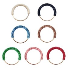 Women Purse Round Handle Replacement Bag Pearl Handle Chain Bag Handbag Handles