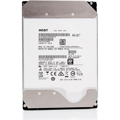 HGST WD Ultrastar DC HC510 10TB 7200RPM SATA 6Gb/s 3.5" SED Hard Drive - Picture 2 of 3