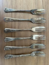Cooper Bros Sheffield England EPNS A1 Silver Plated Teaspoons X6 Vintage