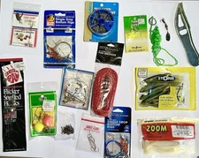Vintage Fishing Essentials - Scaler, Stringers, Swivels, Lures