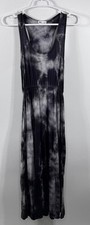 Sundry for Evereve Dress Size 0 Gray Tie Dye Sleeveless Long Maxi Beach Casual