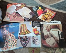 Livrets anciens motifs tricot et crochet afghan