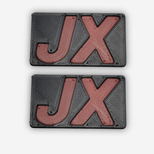 Fender Emblem Jx Suzuki Samurai 1986-1989 Blackred