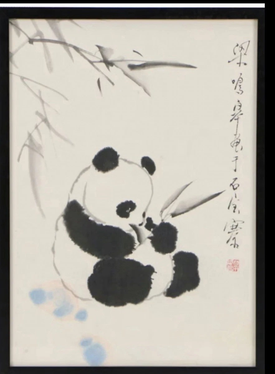 Panda Painting In Art Paintings for sale | eBay