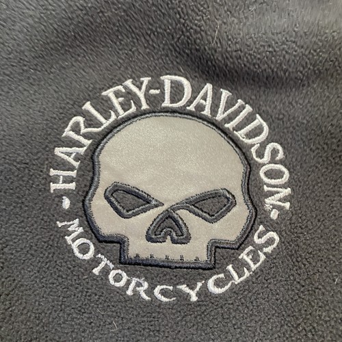 Harley-Davidson Jacke Herren XL Hoodie Riding Gear Skull Softshell Fleece Biker - Bild 6 von 19