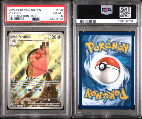 Vivillon graded PSA 6 for sale on eBay