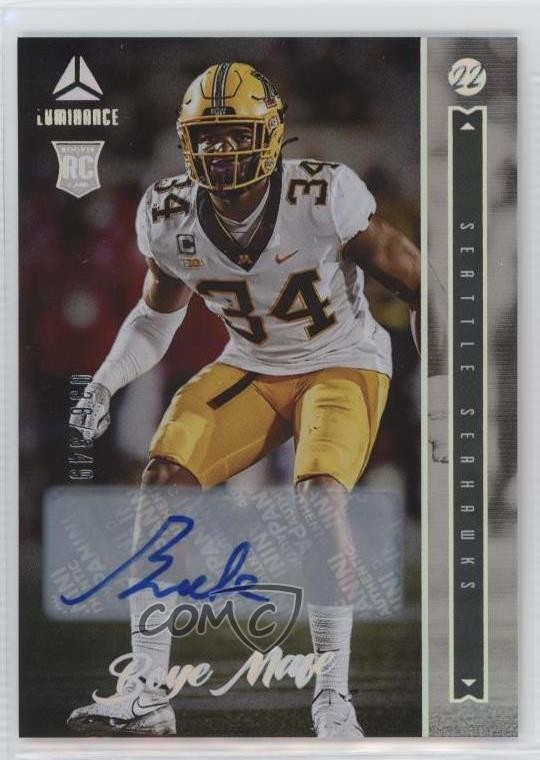 Boye Mafe Panini Luminance #159 Autograph