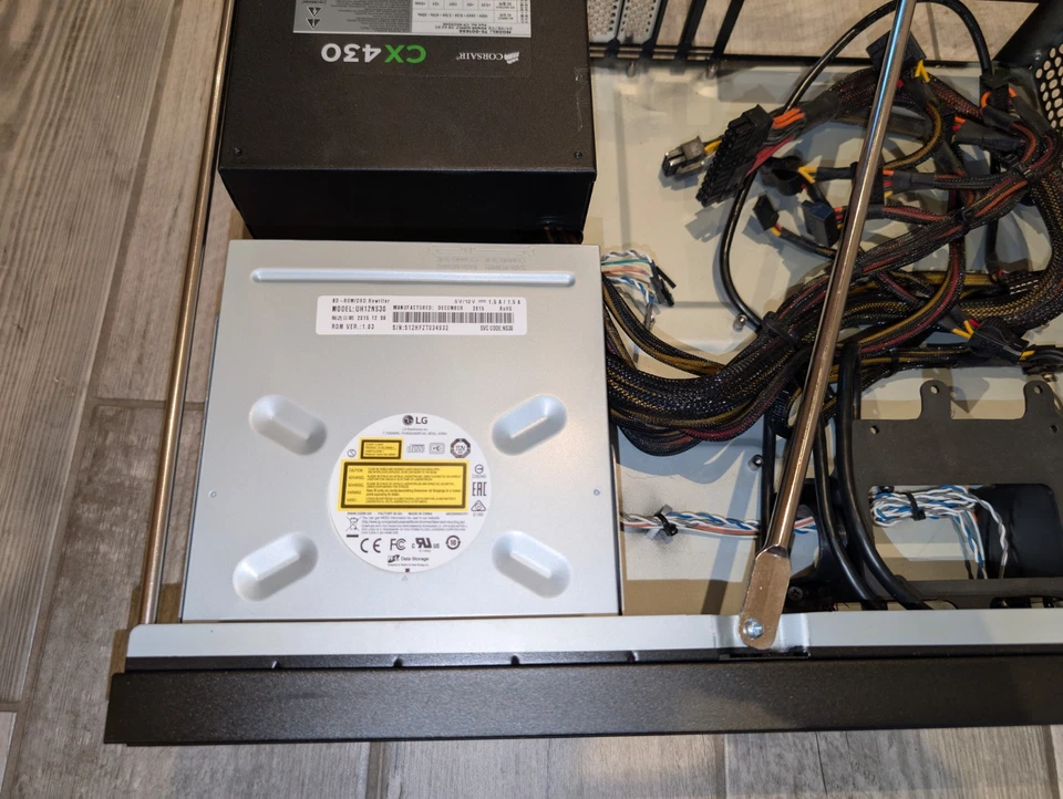 Silverstone ML04B HTPC Case + Corsair CX430 PSU + LG UH12NS30 – Used, Excellent - Image 3 of 4