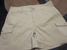 EDDIE BAUER CARGO SHORTS WOMENS 8 GORPCORE HIKING OUTDOOR