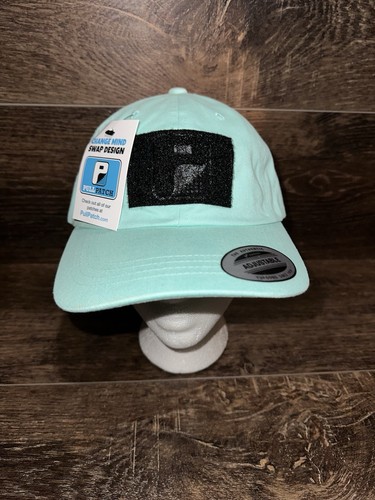 Pull Patch Hat Cap Strap Back Green Swap Design Adjustable Curved Bill NEW