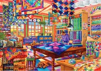 Puzzle (1000 T.) Der Quilt- Workshop (Eurographics) Neu/Ovp