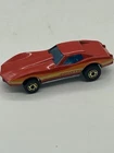 Vintage 1975 Hot Wheels Corvette Stingray Blackwall W/ Gold Rims Hong Kong Minty