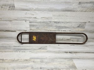 Vintage Mrs Bairds Door Push Sign Patina Crusty Rough