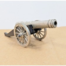 Vintage GP 382 Diecast Metal Cannon Model Made in Italy Miniature Artillery