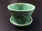 McCoy Small Green Flowerpot (Very Good)