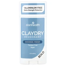 Bold, ClayDry Deodorant, Shower Fresh, 2.8 oz (80 g)